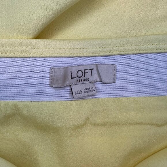 Butter Yellow Satin Bias Midi Skirt XXLP - New without tags - Picture 5 of 7